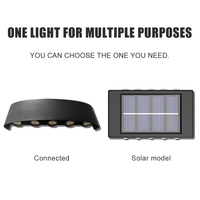 Lampe solaire Led avec détecteur de mouvement, applique murale de jardin, imperméable, lampes solaires d'extérieur, capteur à distance, sécurité, énergie, lampe d'urgence