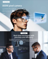 Nuevas Gafas Inteligentes M02S con Cámara, Grabación de Video 1080P, Reconocimiento de Fotos por IA, Llamadas BT, Traducción por IA, Gafas de Sol con Voz, Multi-OS, Unisex