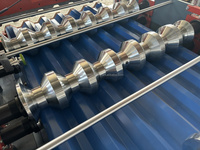 Machine de découpe de tôles IBR en acier coloré pour tuiles / Machine de formage de tuiles métalliques avec moteur 4KW et roulement