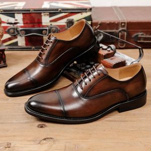 Autumn New <b>Top</b> Layer Cowhide Men's Business Shoes Men's Formal Men's Shoes - Product Image 5