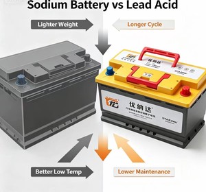 <span class=keywords><strong>แบตเตอรี่</strong></span>สตาร์ท-สต็อป UNADA H7 12V โซเดียม-ไอออน 60Ah CCA900 ความจุสูงสุด AGM H7 <span class=keywords><strong>แบตเตอรี่</strong></span>สำรองสำหรับสตาร์ทรถยนต์ ปลอดภัย - Product Image 4