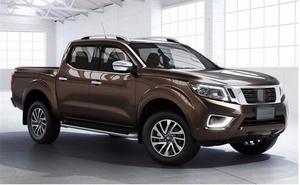 Brillo negro cubierta <span class=keywords><strong>para</strong></span> Nissan Navara NP300 2015 2016 señal estilo de LED de luz diurna DRL con niebla agujero lámpara - Product Image 5