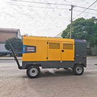 Compresor de Aire de Tornillo con Motor Diésel Atlas Copco V1200 de 25 bar y 1200 Cfm de Alta Presión para Trabajos de Construcción e Industria Minera