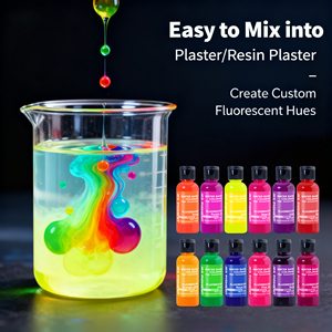 TIMESRUI, pigmento líquido fluorescente a base de agua de alta concentración, colorante que no se desvanece para manualidades y bricolaje Jesmonite - Product Image 3