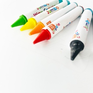 Crayons de cire flexibles colorés de qualité supérieure pour enfants, en vrac - Product Image 5