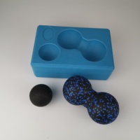 Logo personnalisé haute densité écologique Epp boule d'arachide Fitness ensemble de rouleaux de massage musculaire en mousse