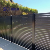 Clôture de jardin en aluminium décorative anti-escalade, écologique, 6 pieds, revêtement poudré, montage facile, moule 3D, pour l'extérieur