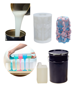Caoutchouc de silicone liquide de haute précision 15 Shore a pour les moules à savon à <span class=keywords><strong>bougie</strong></span> en résine très détaillés facilitant le démoulage - Product Image 3