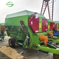 Mélangeur horizontal TMR haute productivité pour ensilage et aliments pour volailles