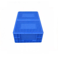 Conteneur logistique industriel en plastique HUADU EU4616 de haute qualité : résistant aux fuites et durable pour les pièces électroniques et électriques