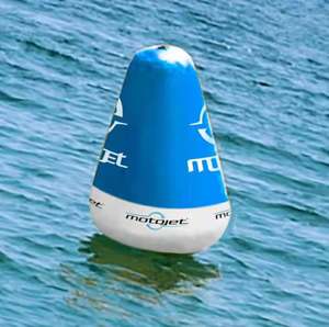 Boya de agua con marcador <span class=keywords><strong>flotante</strong></span>, boyas triangulares inflables, flotadores inflables, banderín - Product Image 2