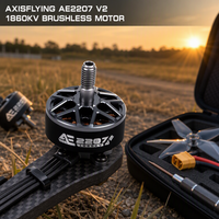 Moteur sans balais AxisFlying AE2207 V2, rotor renforcé résistant aux chocs 12N14P 1860KV 1960KV pour drone FPV Freestyle de 5 pouces