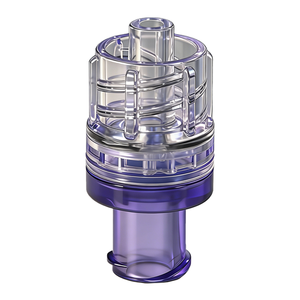 Vanne de sécurité pneumatique à trois voies Luer Lock <span class=keywords><strong>pour</strong></span> entrée d'atomiseur, compatible gaz/eau/huile et utilisable à plusieurs températures - Product Image 1