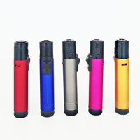 Briquet de soudure en métal en forme de rouge à lèvres de haute qualité, coupe-vent, torche gonflable, briquet à Jet