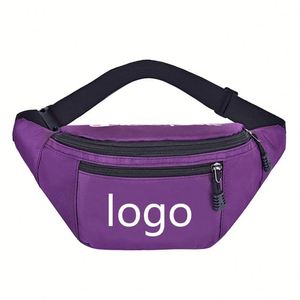 Bolsa de Cintura al por Mayor, con Logotipo Personalizado, Negra, Impermeable, para Viajes, Deportes, Correr, Divertida, de Lona - Product Image 6