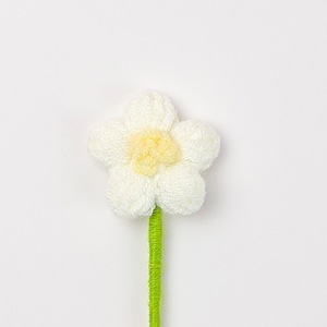 Flor hecha a mano, flor pequeña tejida, decoración de ramo de flores artificiales/falsas, regalo al por mayor - Product Image 6