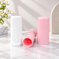 Contenant vide pour déodorant en stick 20g en PP, tube rond à mécanisme rotatif