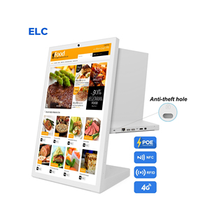 15.6 Inch Android 15 15+64Gb Rk3576S Restaurant Desktop <strong>Kiosk</strong> Touch Screen Order Tablet For Fast Food OEM Digital Poster - Product Image 1
