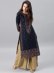 Kurta Dashiki de Rayón Pesado con Estampado Africano, Ecológica y a la Moda, Corte Ork Nayra, Casual, Transpirable, con Pedrería para Mujer, ODM - Product Image 4