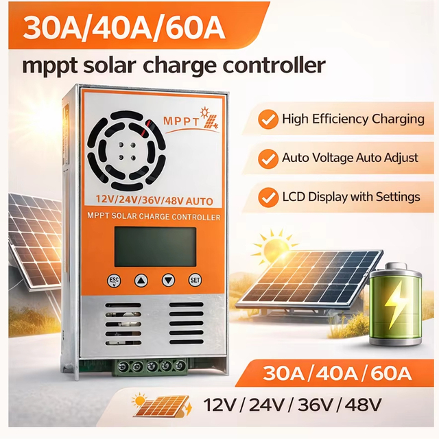 48v Solar Charge Controller 60A MPPT Hybrid Charger Solar System Solar Charge Controller Mppt