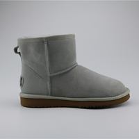 Bottes de neige pour femmes, chaussures d'hiver en peau de mouton, échantillons gratuits