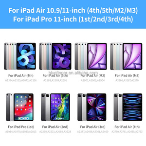 Teclado magnético para iPad Pro 11 (1ª/2ª/3ª/4ª generación) y funda para iPad Air 5ª/4ª generación con retroiluminación de 7 colores - Product Image 5