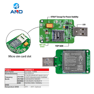 ดองเกิล USB SIM7600G-H 4G LTE Cat 4 โมดูลหลายย่านความถี่ทั่วโลกพร้อมเสาอากาศสำหรับ <span class=keywords><strong>M2M</strong></span> - Product Image 2