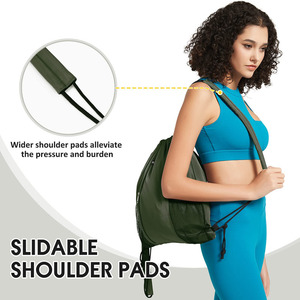 Leisure Fitness <strong>Drawstring</strong> Backpack With <strong>Mesh</strong> Side Pockets and Adjustable Shoulder Straps Waterproof Sports <strong>Bag</strong> for Adults Kids - Product Image 2