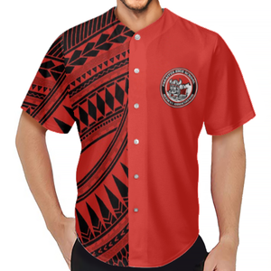 2022 polinean Samoan desain cetak sesuai permintaan AUA Printing Printing 4XL ukuran besar Fashion bernapas Jersey bisbol - Product Image 4