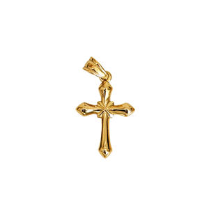 Collier pendentif croix clouté diamant mode or Accessoires de bijouterie DIY Collier croix pendentif charmant pour hommes et femmes - Product Image 6