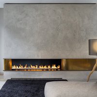 Insert de cheminée bioéthanol intelligent de 1000 mm avec télécommande en acier inoxydable pour hôtel, villa, intérieur