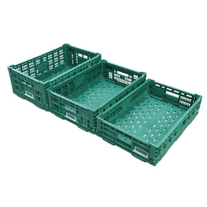Caisse en plastique pliable PP 600*400*140 à prix abordable, panier en plastique pliable - Product Image 4