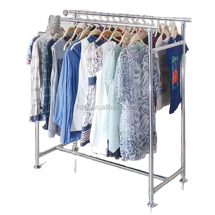 De gran capacidad ropa bastidores abrigo colgando Rack de ropa bastidores de secado