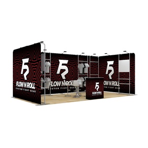 10x20ft להתאמה אישית עיצוב מותאם אישית צינור אלומיניום מתח בד תליית מדף בגדים תערוכה ציוד - Product Image 3