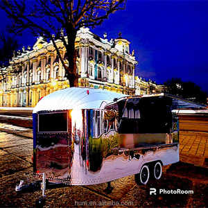 Camionnette mobile, remorque de concession, remorque alimentaire, camion alimentaire en acier inoxydable, grande <span class=keywords><strong>caravane</strong></span> alimentaire - Product Image 2