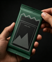 Sachets thermoscellés en Mylar, imprimés sur mesure, métallisés, laminés, à dos scellé, pour l'emballage de pochettes de cartes de jeu