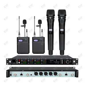 Sistema de Micrófono Inalámbrico Karaoke de Diversidad Real AD4D KSM11 de 4 Canales, Popular para Actuaciones Musicales en Vivo - Product Image 4