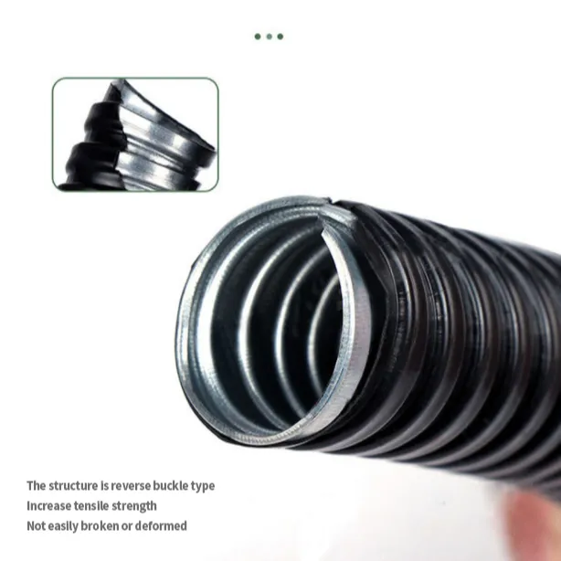 Tubi flessibili in metallo zincato rivestito in plastica PVC
