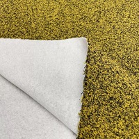 Tissu de canapé en microfibre 100 % polyester, jacquard bicolore, tricot uni, fil teint, directement de l'usine