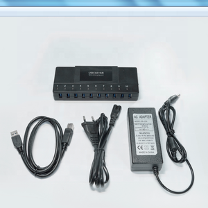 Chất Lượng Cao 60W USB 3.0 <span class=keywords><strong>HUB</strong></span> 10 Cổng Với <span class=keywords><strong>2</strong></span> Cổng Sạc Nhanh - Product Image 6