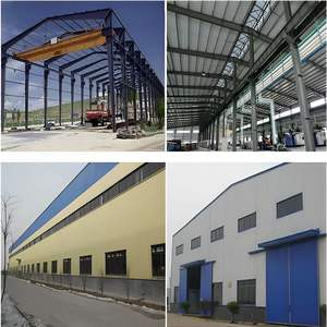 Structure en acier Q355 <span class=keywords><strong>de</strong></span> calibre lourd pour bâtiments, services <span class=keywords><strong>de</strong></span> découpe et <span class=keywords><strong>de</strong></span> pliage, entrepôt préfabriqué, atelier - Product Image 5