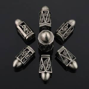Kit de dés polyédriques creux en métal Bullet D&D, 7 pièces, accessoires de jeu de société RPG en vrac - Product Image 1