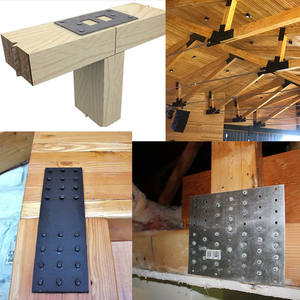 補修プレート/穴あきプレート亜鉛メッキ鋼木材木材コネクタ - Product Image 5