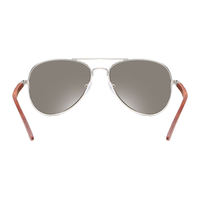 Nouvelles lunettes de soleil polarisées spécialisées personnalisées pour hommes lunettes de soleil à monture en acier inoxydable avec bras en bois optique