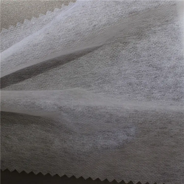 Vlies Polyester Hersteller Double Dot Fusing Non woven Inter lining Buckram Stoff