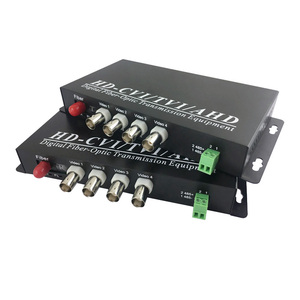 Convertisseur optique fibre vers vidéo 4 canaux HD-AHD/<span class=keywords><strong>CVI</strong></span>/TVI multimode ou monomode pour caméras de vidéosurveillance - Product Image 1
