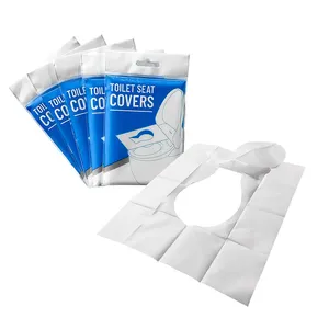 Factory Made 10 PCS Travel Pack 16 Fold 16 g Wood Pulp Disposable Toilet Seat Covers For Public Restroom