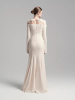 Robe mi-longue Bettergirl 2025, nouvelle collection, style luxe léger, motif floral, effet musculaire