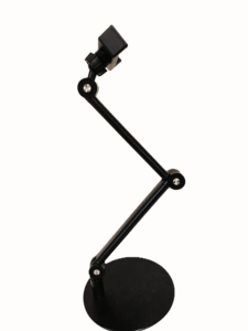 Support de téléphone portable pliable 360° °   Support universel rotatif antidérapant en métal flexible pour tous les téléphones, pour une utilisation sur le bureau/le lit - Product Image 2