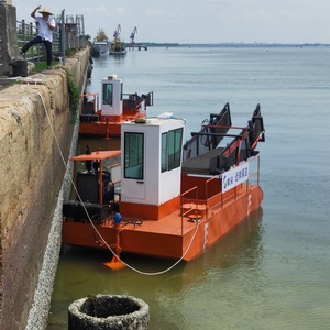 Bateau de nettoyage d'algues aquatiques pour lacs et rivières, coque en acier, moteur diesel, capacité de charge de 8 tonnes, bateau de croisière <span class=keywords><strong>à</strong></span> vendre - Product Image 6